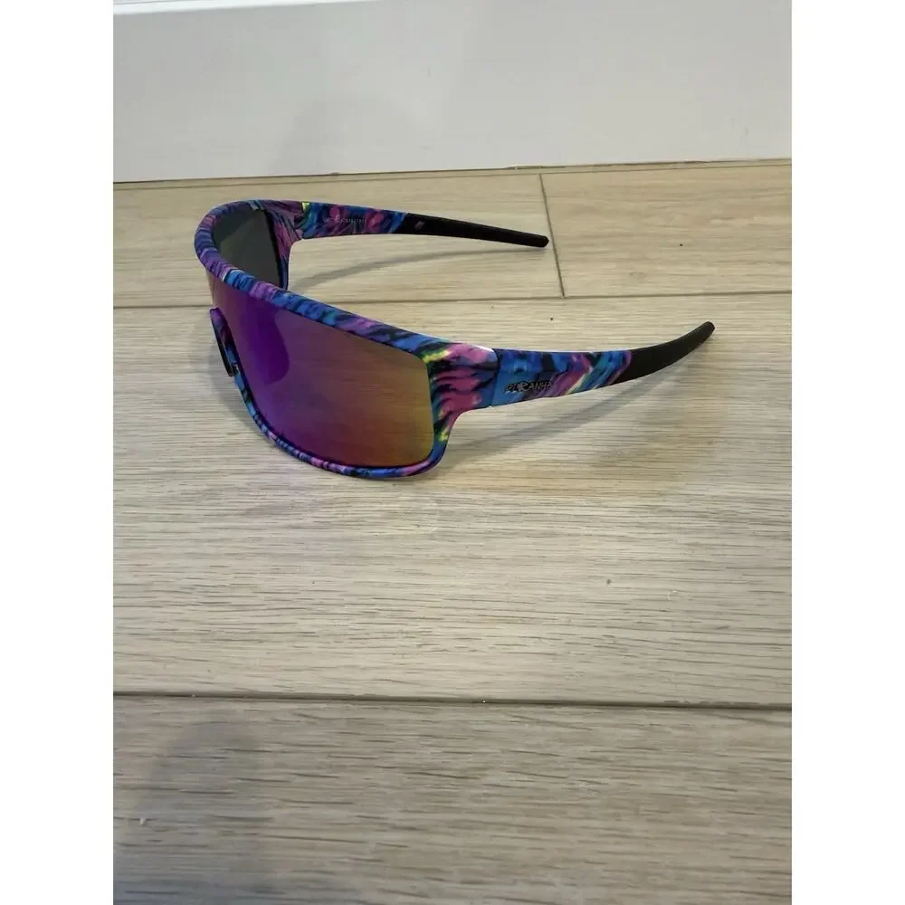 Piranha Eyewear Berkley Shield Sports Tie-Dye Multicolor with Mirror Lens 62191
